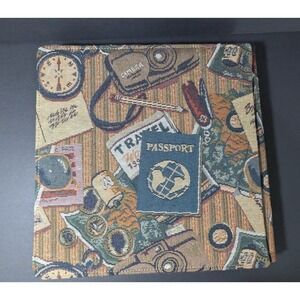 Creative Memories Tapestry Travel Passport Album Orig 12x12, 15 Pgs & Protectors